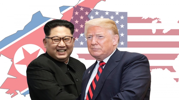 트럼프 미국 대통령과 김정은 북한 국무위원장이 본격적인 북미정상회담에 돌입했다. (사진출처=청와대, 백악관, 픽사베이)