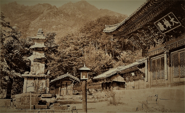 외금강산 신계사 옛 모습(1930년 촬영) 사진=위키백과 홈페이지