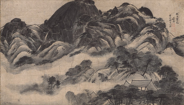 정선 ‘인왕제색도’, 조선 1751년, 국보. 사진 제공 문화재청.